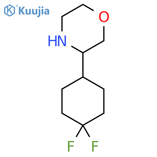 3-(4,4-difluorocyclohexyl)morpholine structure