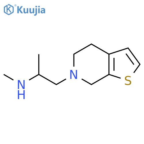 methyl(1-{4H,5H,6H,7H-thieno[2,3-c]pyridin-6-yl}propan-2-yl)amine structure