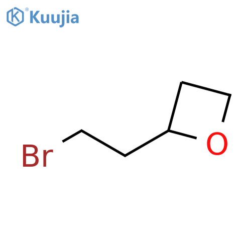 2-(2-bromoethyl)oxetane structure