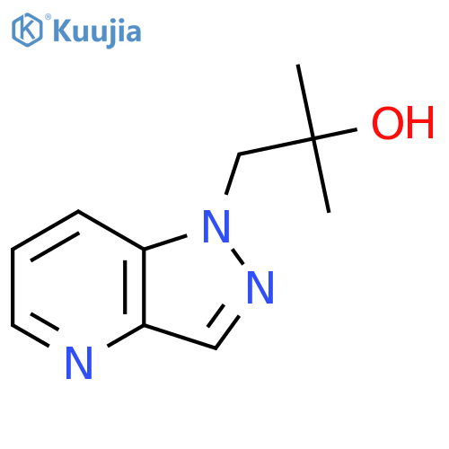 2-methyl-1-{1H-pyrazolo4,3-bpyridin-1-yl}propan-2-ol structure