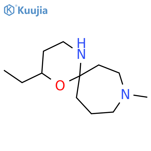 2-ethyl-9-methyl-1-oxa-5,9-diazaspiro5.6dodecane structure