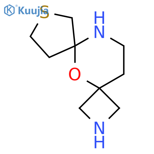 5-oxa-8-thia-2,11-diazadispiro3.1.4^{6}.3^{4}tridecane structure