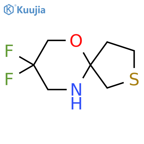 8,8-difluoro-6-oxa-2-thia-10-azaspiro4.5decane structure