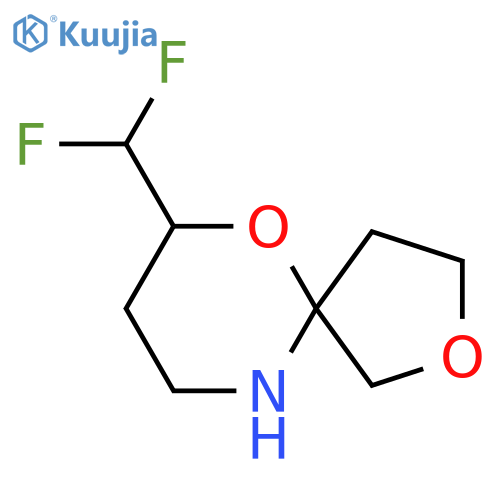 7-(difluoromethyl)-2,6-dioxa-10-azaspiro4.5decane structure