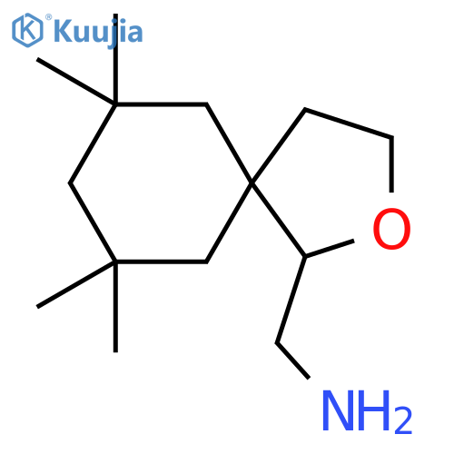 {7,7,9,9-tetramethyl-2-oxaspiro4.5decan-1-yl}methanamine structure