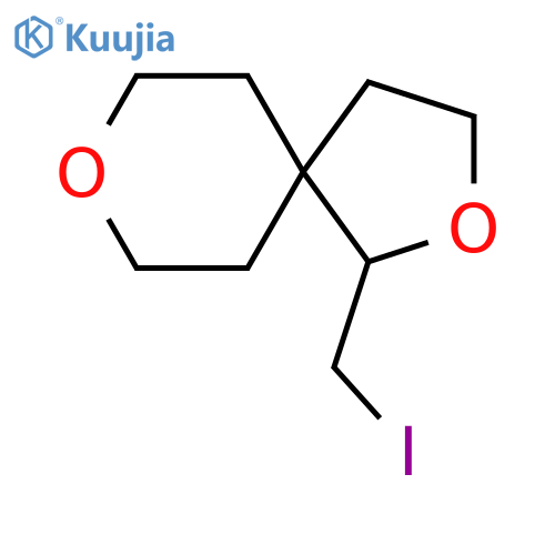 1-(iodomethyl)-2,8-dioxaspiro4.5decane structure