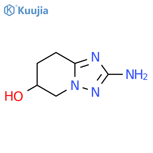 2-amino-5H,6H,7H,8H-1,2,4triazolo1,5-apyridin-6-ol structure