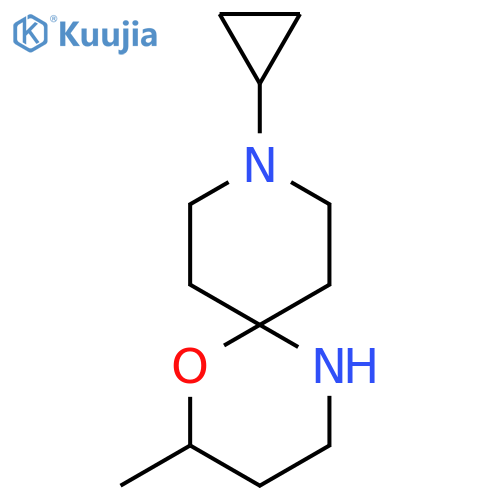 9-cyclopropyl-2-methyl-1-oxa-5,9-diazaspiro5.5undecane structure