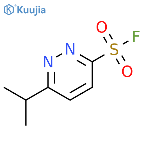 6-(propan-2-yl)pyridazine-3-sulfonyl fluoride structure