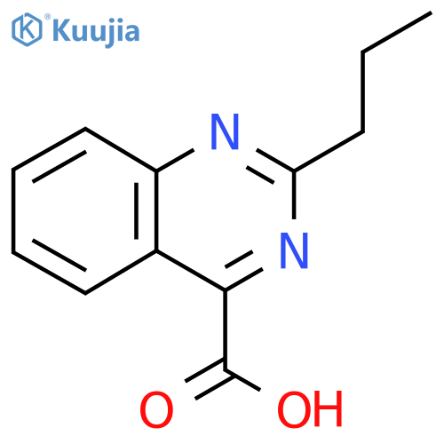 2-propylquinazoline-4-carboxylic acid structure