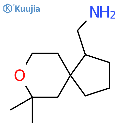 {7,7-dimethyl-8-oxaspiro4.5decan-1-yl}methanamine structure