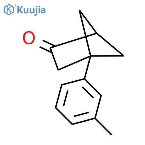 4-(3-methylphenyl)bicyclo2.1.1hexan-2-one structure