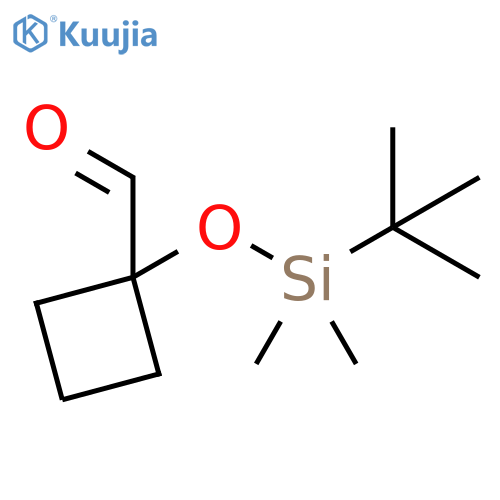 Cyclobutanecarboxaldehyde, 1-[[(1,1-dimethylethyl)dimethylsilyl]oxy]- structure