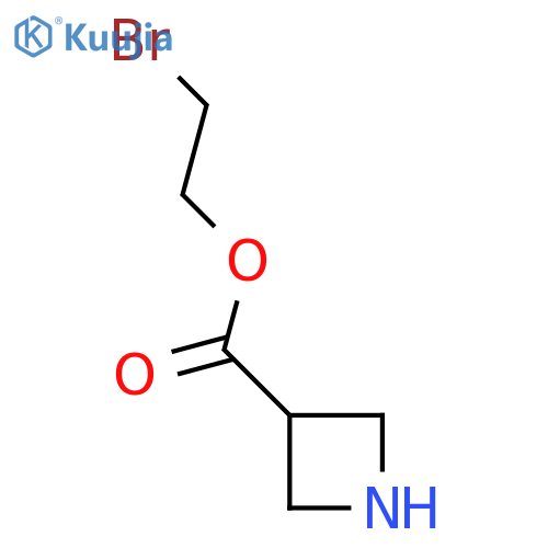 2-bromoethyl azetidine-3-carboxylate structure