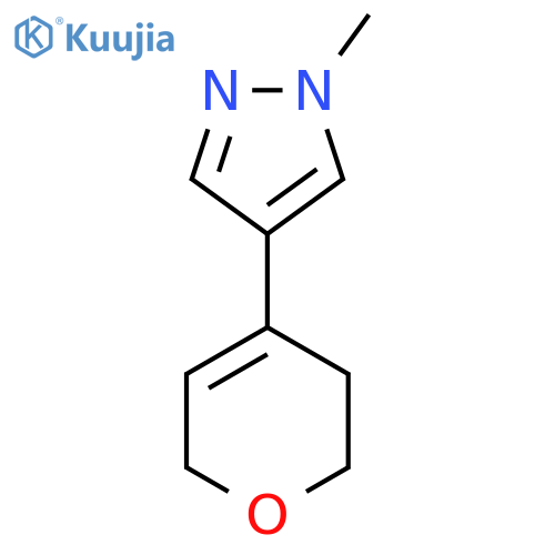 4-(3,6-dihydro-2H-pyran-4-yl)-1-methyl-1H-pyrazole structure