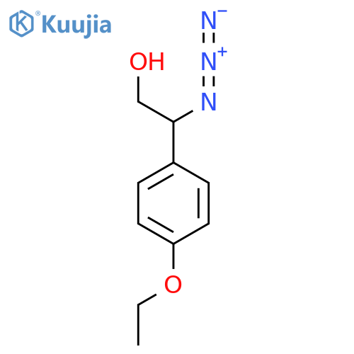 2-azido-2-(4-ethoxyphenyl)ethan-1-ol structure