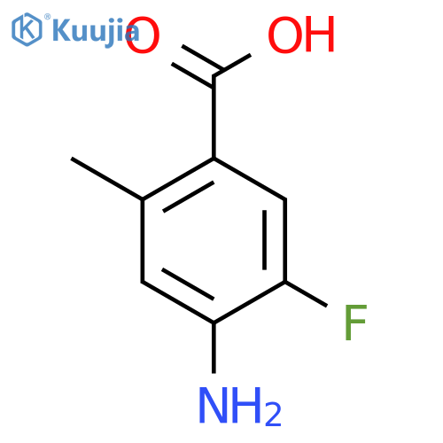 4-Amino-5-fluoro-2-methylbenzoic acid structure