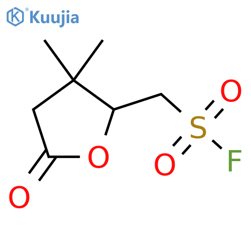 (3,3-dimethyl-5-oxooxolan-2-yl)methanesulfonyl fluoride structure