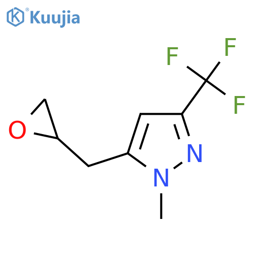 1-methyl-5-(oxiran-2-yl)methyl-3-(trifluoromethyl)-1H-pyrazole structure