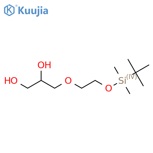 3-2-(tert-Butyl-dimethylsilanyloxy)ethoxypropane-1,2-diol structure