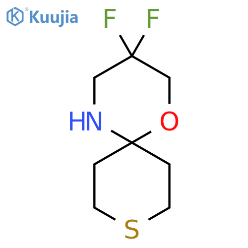 3,3-difluoro-1-oxa-9-thia-5-azaspiro5.5undecane structure