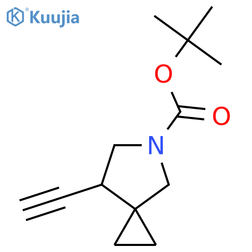 Tert-Butyl 7-ethynyl-5-azaspiro[2.4]heptane-5-carboxylate structure