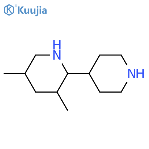 3,5-dimethyl-2-(piperidin-4-yl)piperidine structure