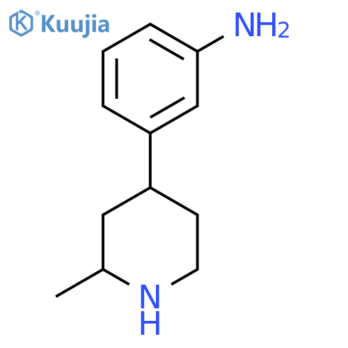 3-(2-methylpiperidin-4-yl)aniline structure