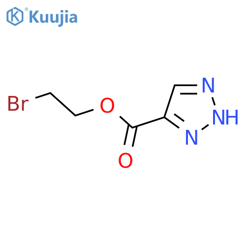 2-bromoethyl 1H-1,2,3-triazole-4-carboxylate structure