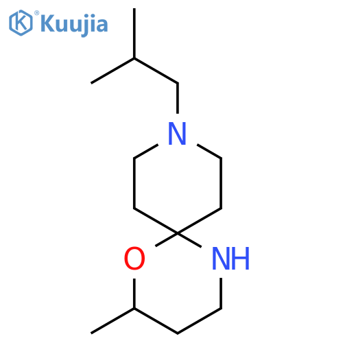 2-methyl-9-(2-methylpropyl)-1-oxa-5,9-diazaspiro5.5undecane structure
