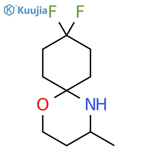 9,9-difluoro-4-methyl-1-oxa-5-azaspiro5.5undecane structure