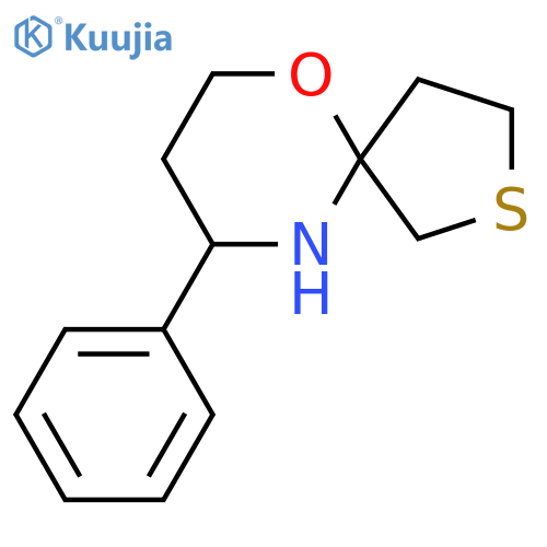 9-phenyl-6-oxa-2-thia-10-azaspiro4.5decane structure