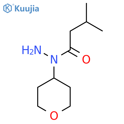 3-methyl-N-(oxan-4-yl)butanehydrazide structure