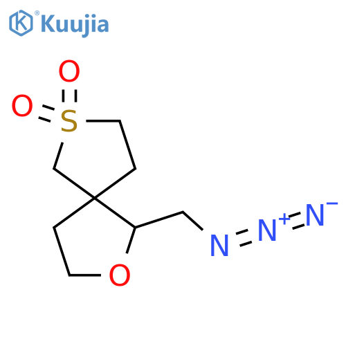 1-(azidomethyl)-2-oxa-7lambda6-thiaspiro4.4nonane-7,7-dione structure