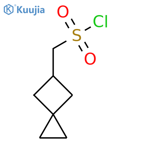 Spiro[2.3]hexan-5-ylmethanesulfonyl chloride structure