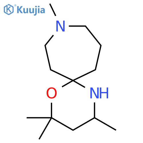 2,2,4,9-tetramethyl-1-oxa-5,9-diazaspiro5.6dodecane structure