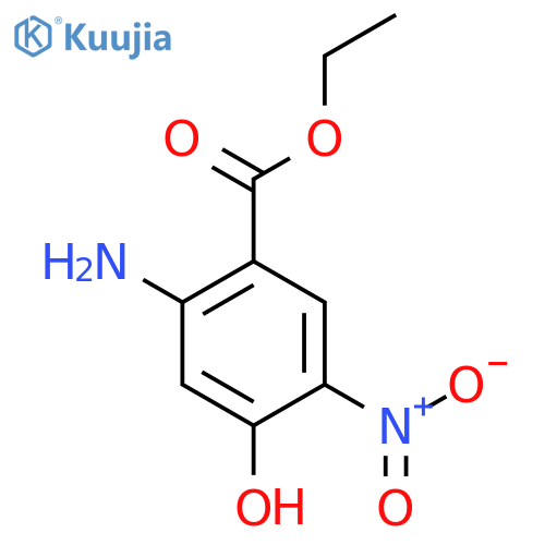Ethyl 2-amino-4-hydroxy-5-nitrobenzoate structure
