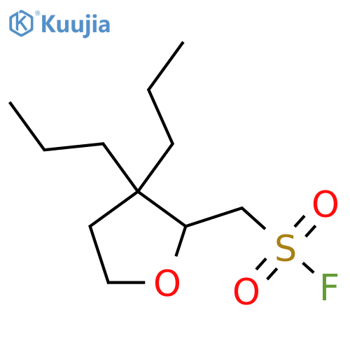 (3,3-Dipropyloxolan-2-yl)methanesulfonyl fluoride structure