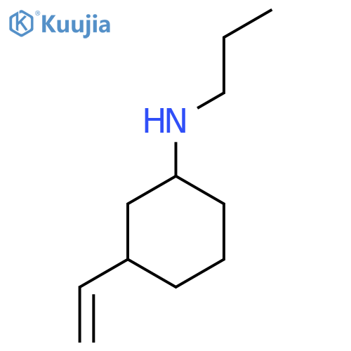 3-ethenyl-N-propylcyclohexan-1-amine structure