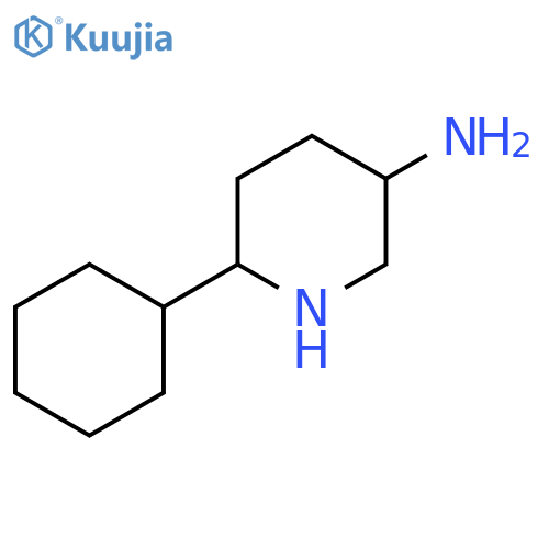 6-cyclohexylpiperidin-3-amine structure
