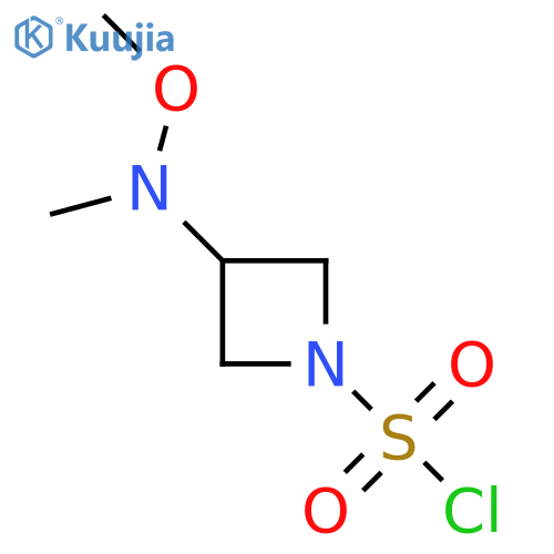 3-methoxy(methyl)aminoazetidine-1-sulfonyl chloride structure