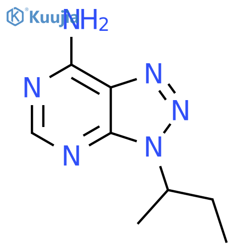 3-(butan-2-yl)-3H-1,2,3triazolo4,5-dpyrimidin-7-amine structure