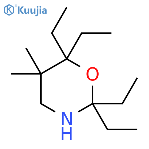 2,2,6,6-tetraethyl-5,5-dimethyl-1,3-oxazinane structure