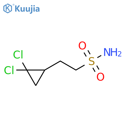 2-(2,2-dichlorocyclopropyl)ethane-1-sulfonamide structure
