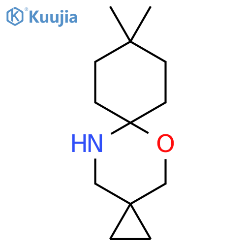 9,9-dimethyl-5-oxa-12-azadispiro2.2.5^{6}.2^{3}tridecane structure