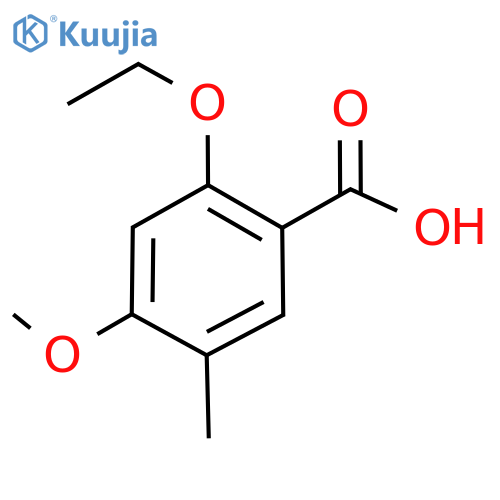 2-Ethoxy-4-methoxy-5-methylbenzoic acid structure