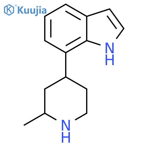 7-(2-methylpiperidin-4-yl)-1H-indole structure