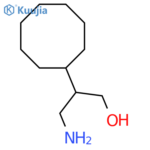 3-amino-2-cyclooctylpropan-1-ol structure