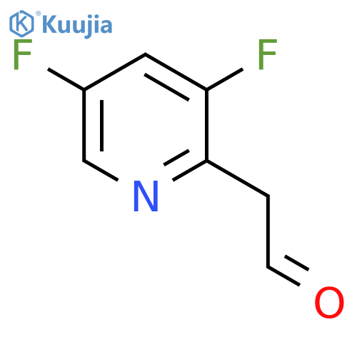 2-(3,5-difluoropyridin-2-yl)acetaldehyde structure