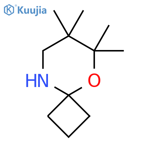 6,6,7,7-tetramethyl-5-oxa-9-azaspiro3.5nonane structure